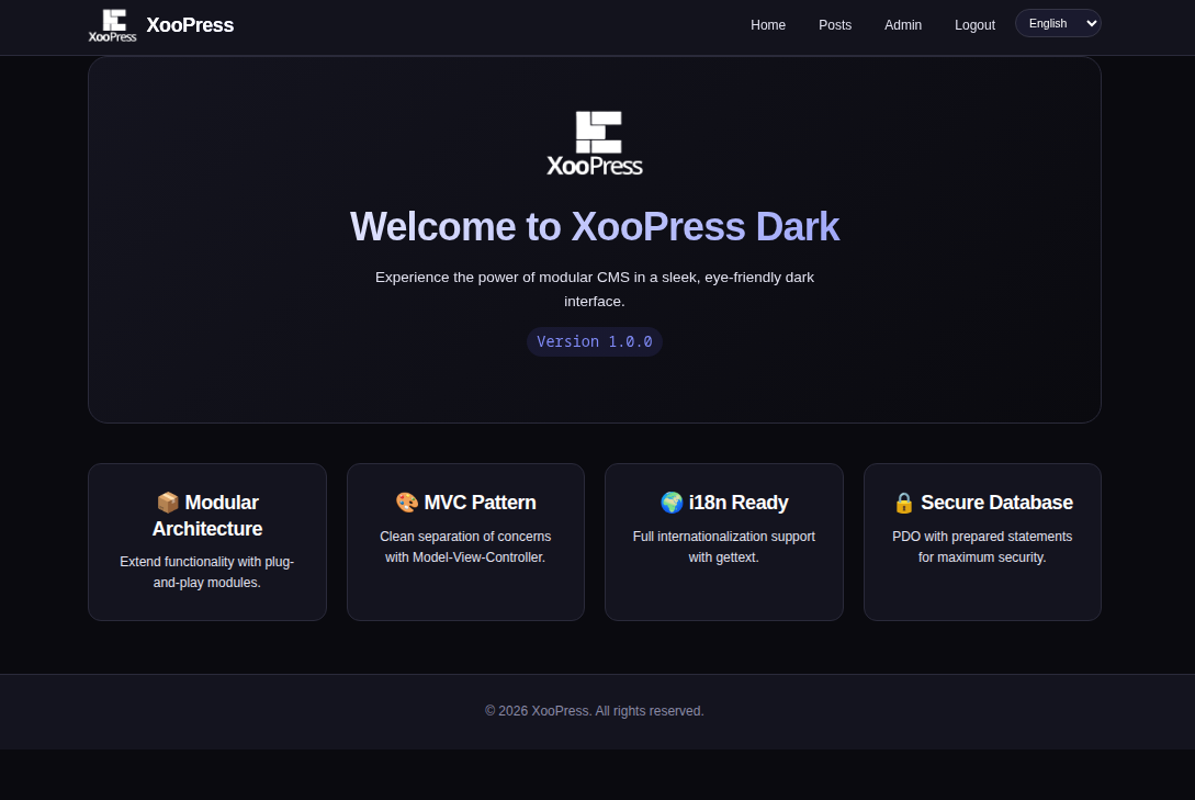 XooPress Dark