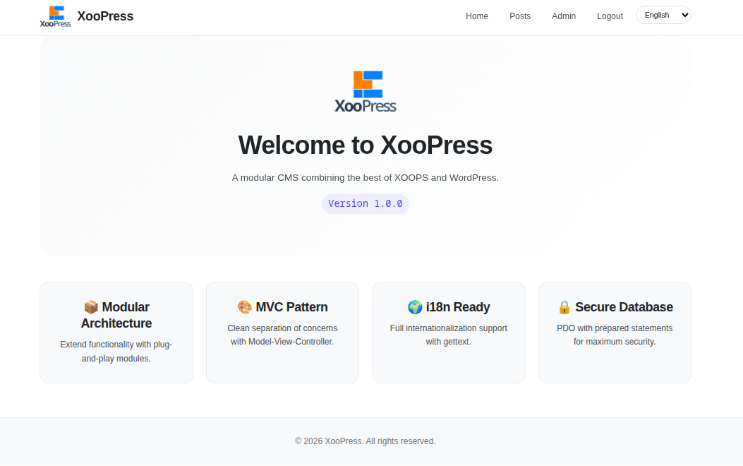 XooPress Lite